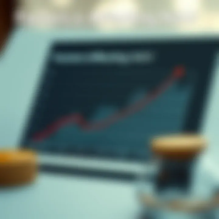 Graph illustrating factors influencing NAV fluctuations