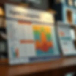 Visual representation of accounts receivable aging categories