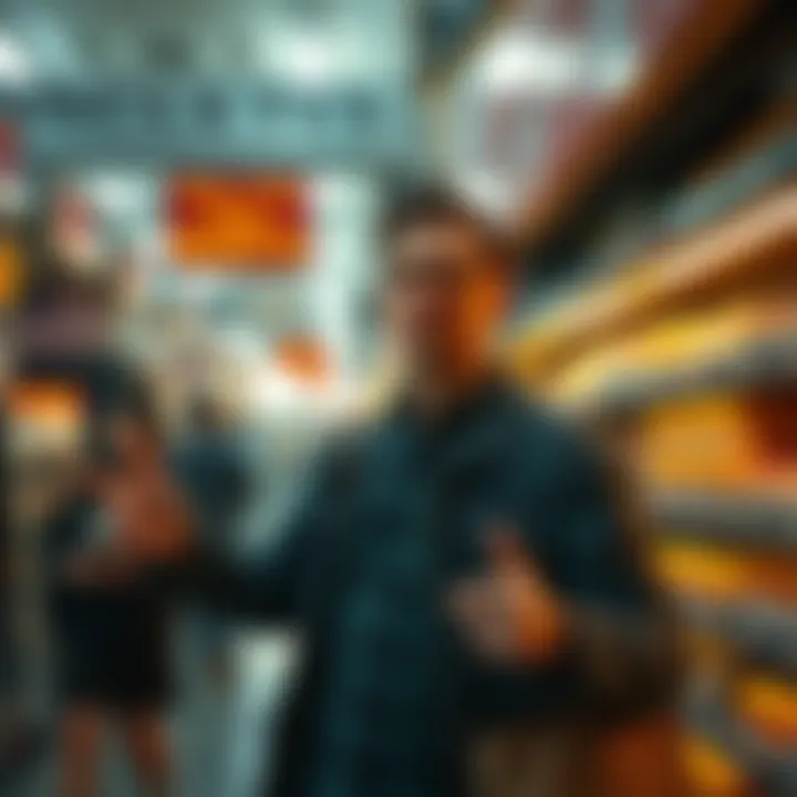 Asserting Consumer Rights in the Marketplace A consumer asserting their rights in a marketplace