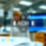 An illustration depicting the mechanics of ACH transfers