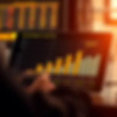 Graph showcasing cash flow forecasting techniques