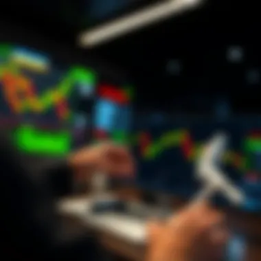 Visual representation of forex trading risks and mitigation strategies