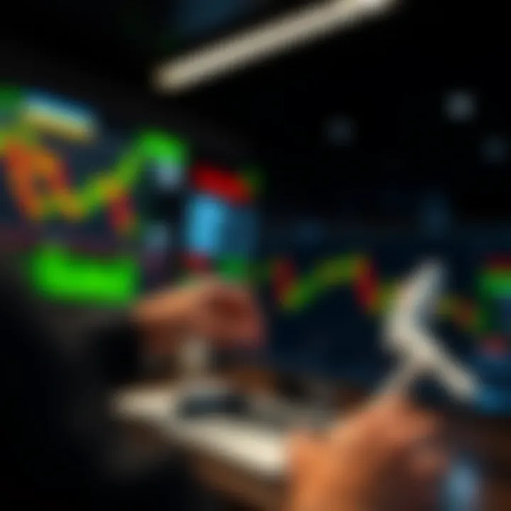 Visual representation of forex trading risks and mitigation strategies