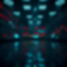 Visual representation of a dark pool trading environment
