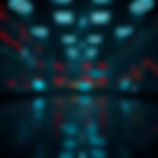 Visual representation of a dark pool trading environment