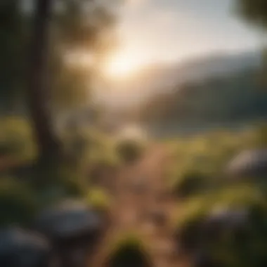 New Beginnings in Retirement A serene landscape symbolizing new beginnings
