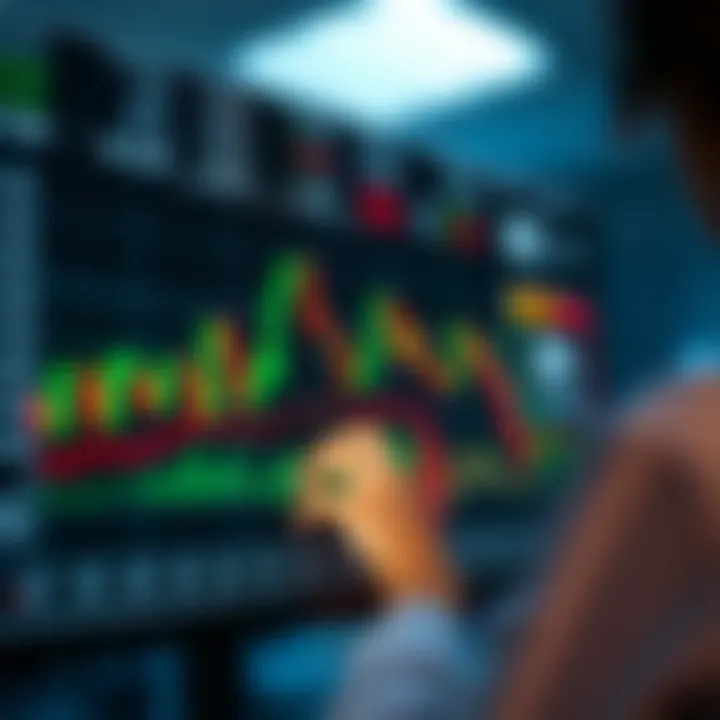 Chart displaying the components of DMI with indicators
