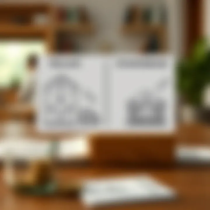 Illustration highlighting the differences between secured and unsecured loans