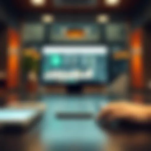 Visual representation of digital investment platforms