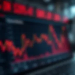 Graph illustrating the volatility of penny stocks