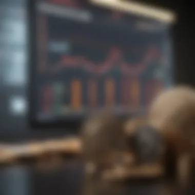 Market Trends Influencing Value Investments Graph showing market trends and value investing