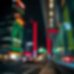 Concept of stock trading at night