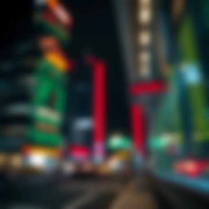 Concept of stock trading at night