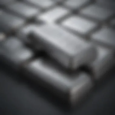 Silver Bullion Bars and Market Trends Elegant silver bullion bars reflecting market trends