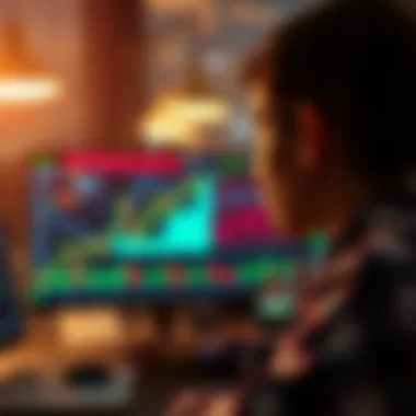 Infographic on market psychology and trading strategies