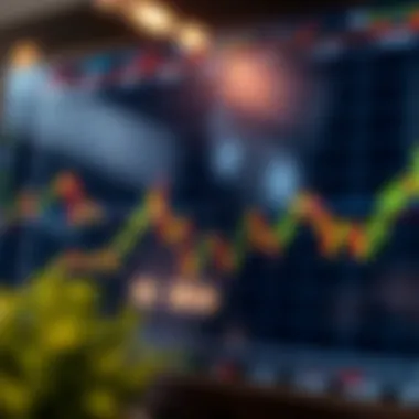 Graph showing market volatility and hedging benefits