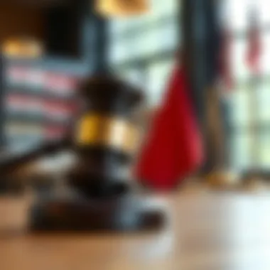 The Symbol of Auction Authority A close-up view of a gavel symbolizing auction authority