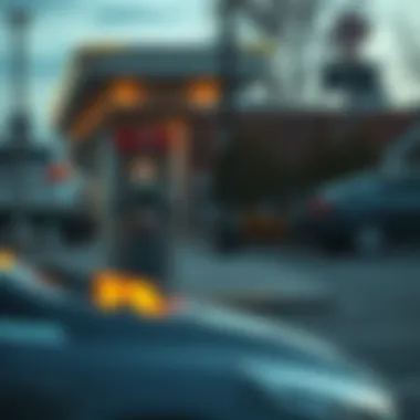 Public charging station for electric vehicles