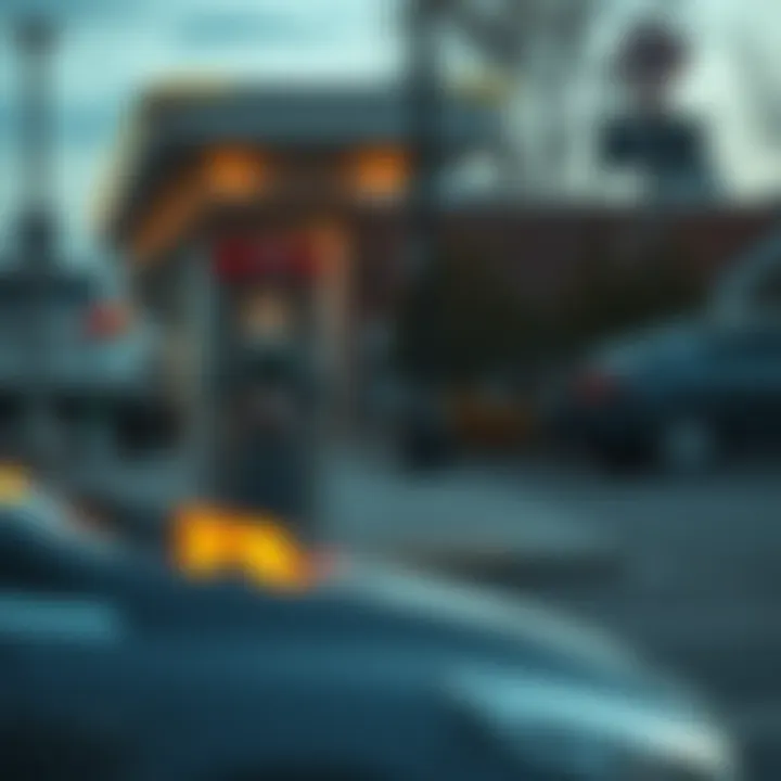 Public charging station for electric vehicles