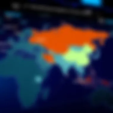 Map showing varying regulatory approaches in different regions