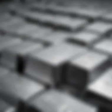 Close-up of high-quality silver bullion reflecting market trends