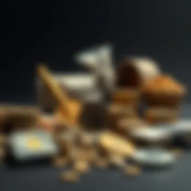 Commodities for Wealth Preservation An array of commodities symbolizing wealth preservation