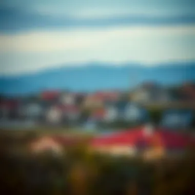Diverse Real Estate Investments A serene landscape showcasing diverse real estate properties