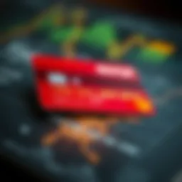 Conceptual illustration of credit score impact