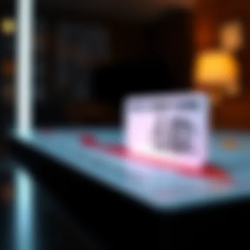 Visual representation of credit score decline