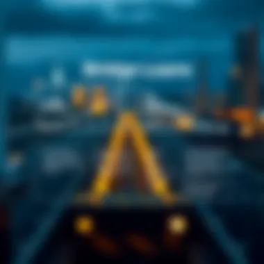 Diagram displaying advantages and disadvantages of bridge loans