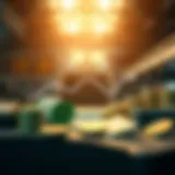 Cash Flow Dynamics Illustration Visual representation of cash flow dynamics