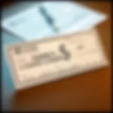 An illustration of a cashier's check showcasing its features