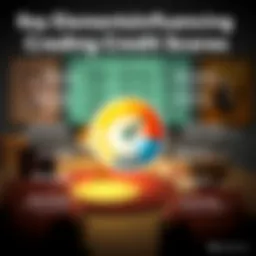 Visual representation of credit score factors