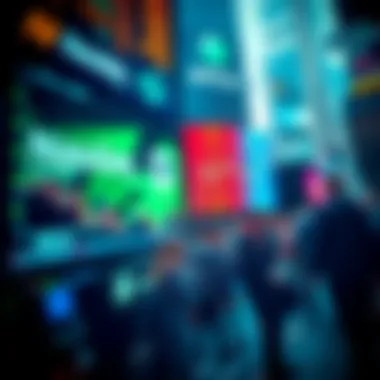 Visual representation of the Nasdaq index performance over time