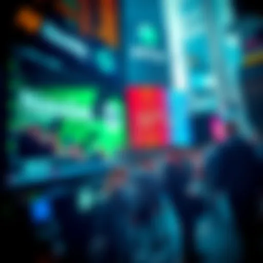 Visual representation of the Nasdaq index performance over time