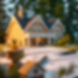 A detailed view of a home with appraisal documents