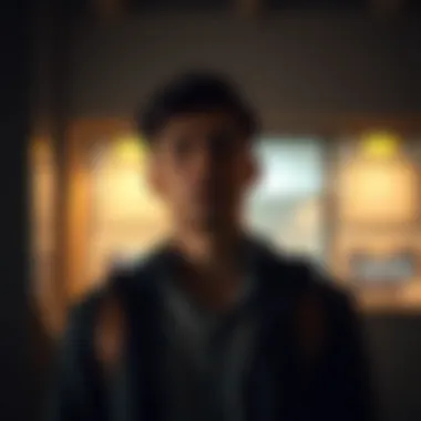 A person contemplating ethical dilemmas related to responsibility.