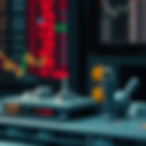 Visual representation of limit order mechanics in trading