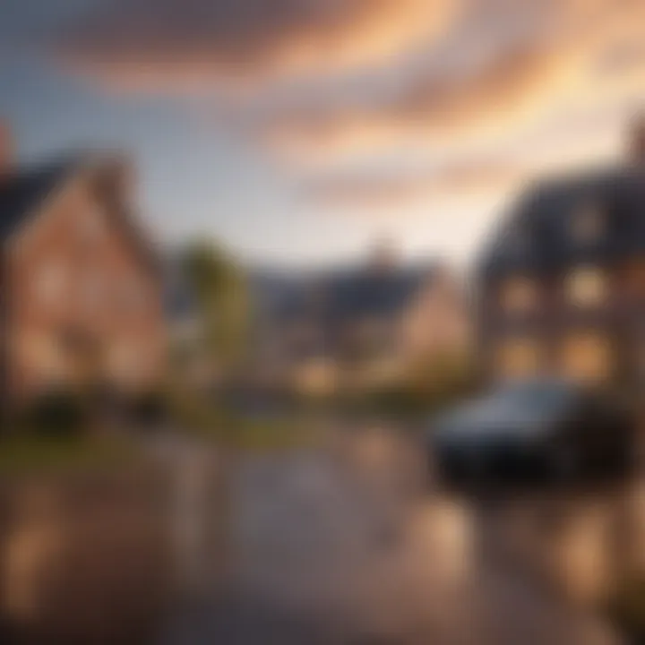 Illustration showing various types of mortgages