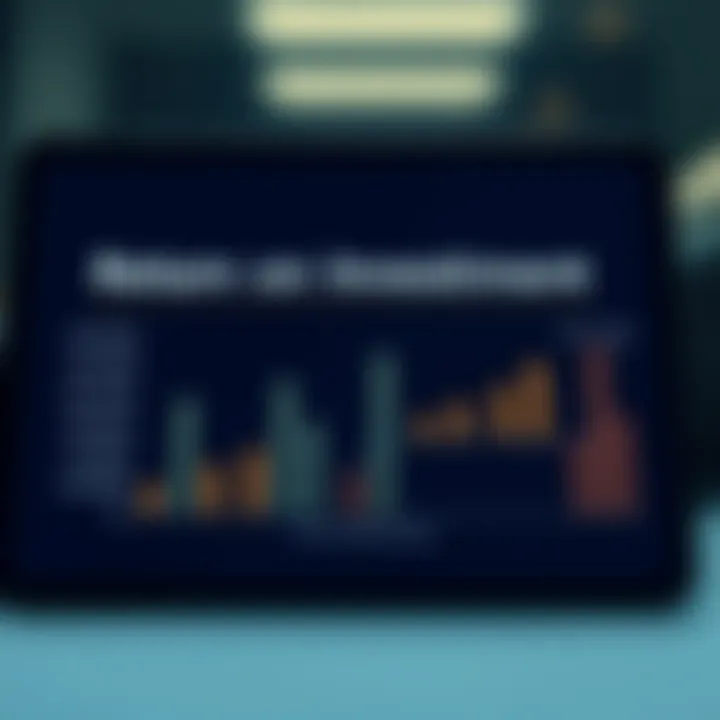 Graphical representation of Return on Investment calculations