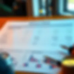 Detailed overview of a balance sheet layout