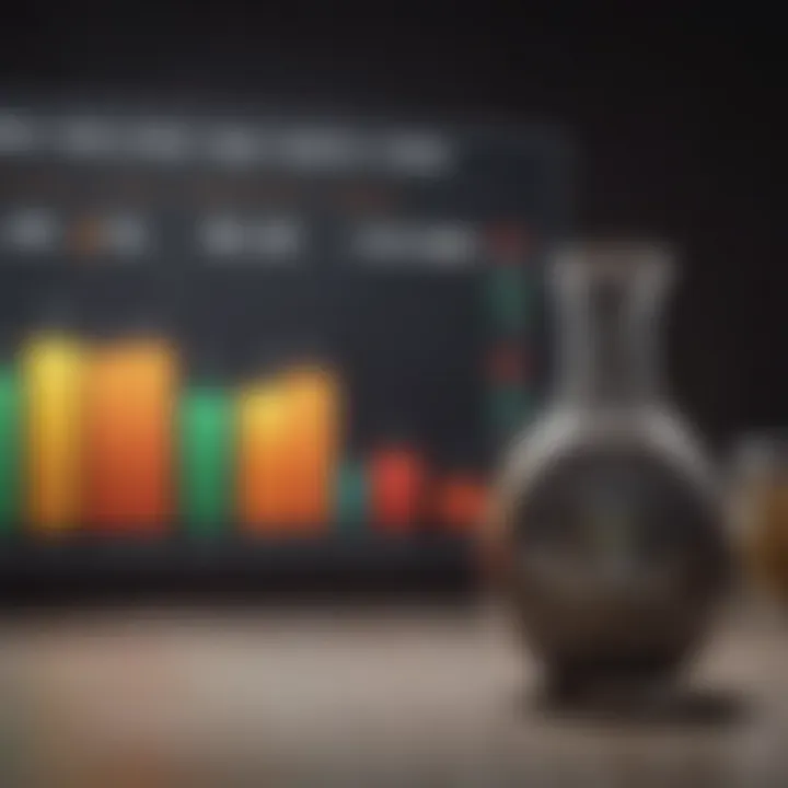 Chart comparing traditional averages with weighted averages