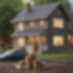 Visual representation of home equity growth