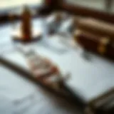 An elegant quill and parchment symbolizing the tradition of drafting wills