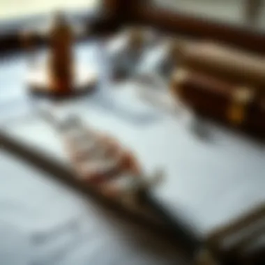 The Art of Drafting Wills An elegant quill and parchment symbolizing the tradition of drafting wills