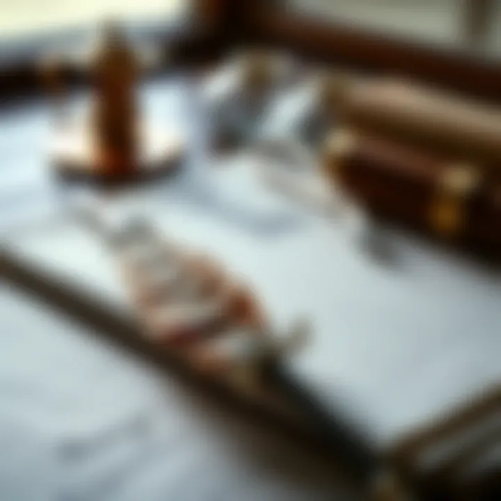 The Art of Drafting Wills An elegant quill and parchment symbolizing the tradition of drafting wills